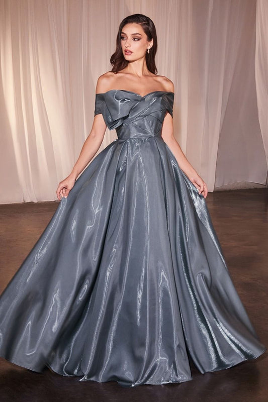 Luxurious Organza Off The Shoulder Ball Gown