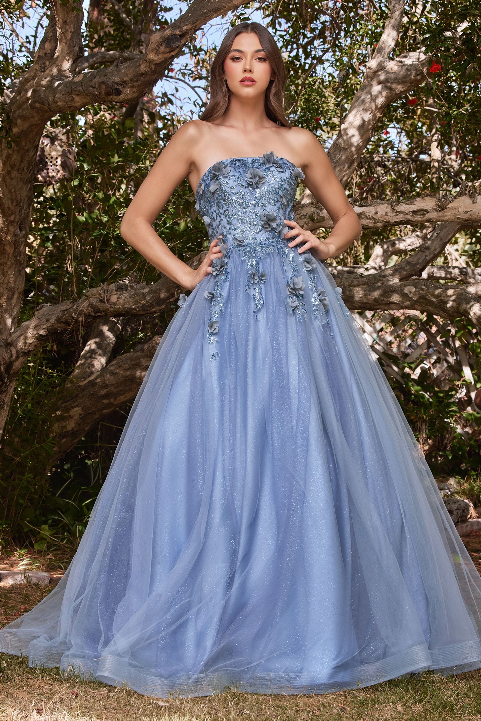 strapless tulle dress Duntery Ruffles A-Line Tiered Dress, Peach Casual dresses Dreamy combination tulle dress with a semi Misty Rose Tulle Maxi Dress