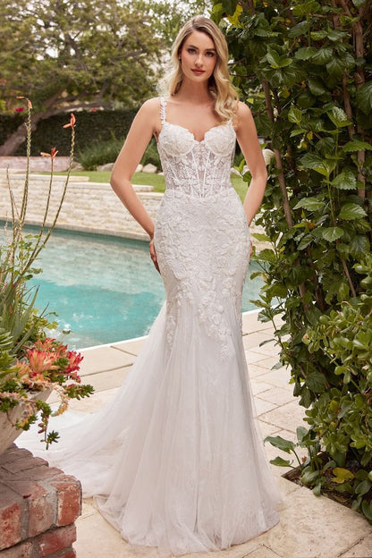 wedding lace dress mermaid Mermaid Wedding Dress with Glamorous Lace