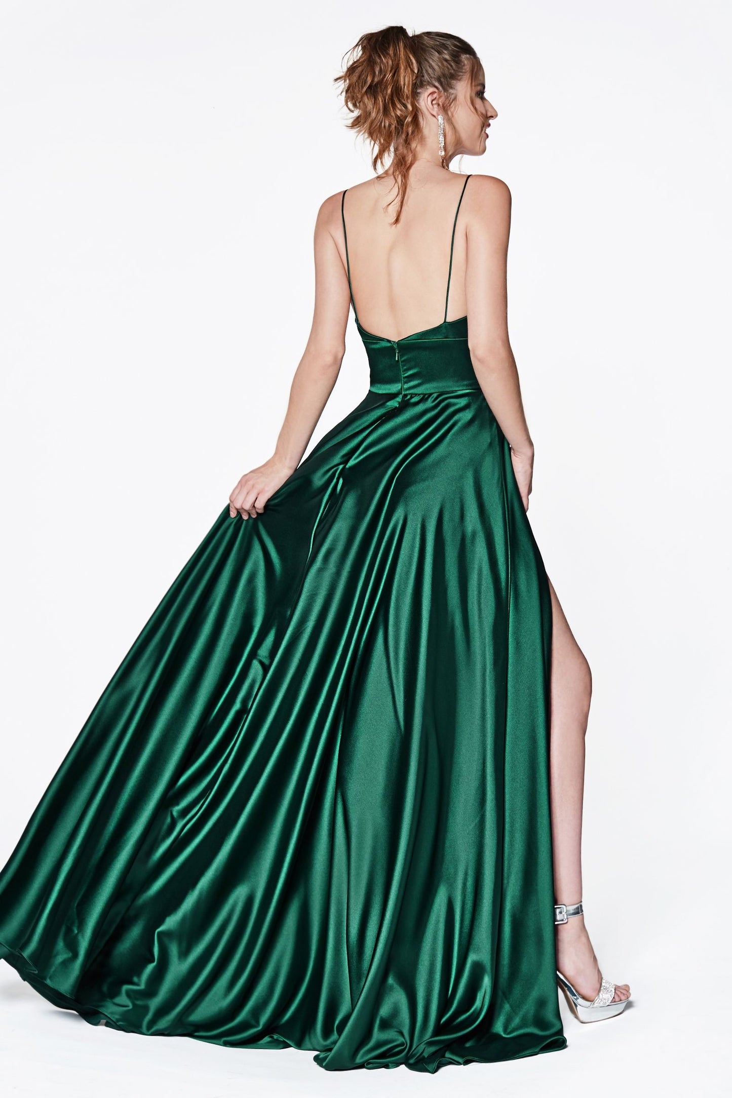 A-Line Satin Gown