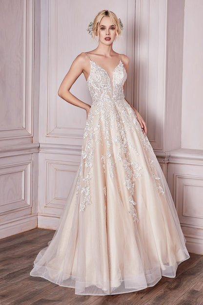 Champagne Bridal Ball Gown