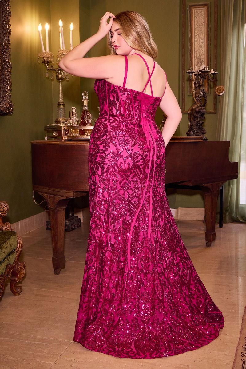 Sequin Fitted Gown