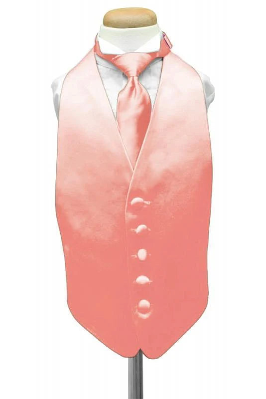 Luxury Satin Kids Tuxedo Vest