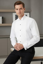 "David" White Wingtip Tuxedo Shirt