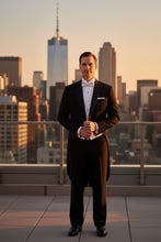 "Edward" Black Tuxedo Tailcoat