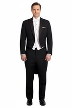 "Edward" Black Tuxedo Tailcoat