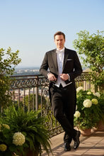 "Edward" Black Tuxedo Tailcoat