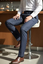 "Ethan" Navy Super 150's Luxury Viscose Blend Suit Pants