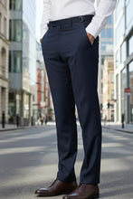 "Ethan" Navy Super 150's Luxury Viscose Blend Suit Pants