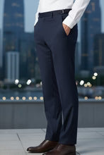 "Ethan" Navy Super 150's Luxury Viscose Blend Suit Pants