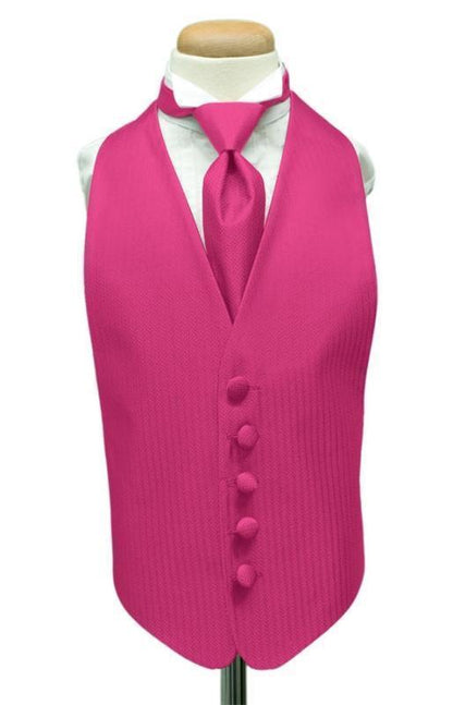 Herringbone Kids Tuxedo Vest