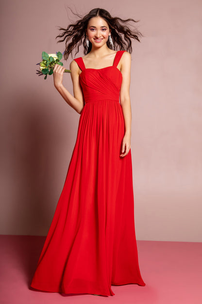 Sleeveless Chiffon Floor Length Dress