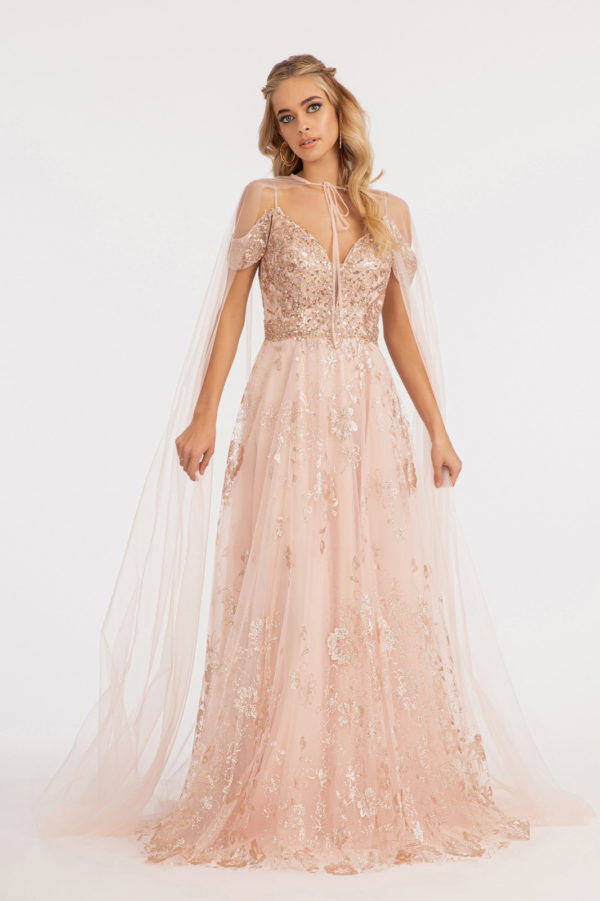 midi reversible a line dress pockets Illusion V-Neck Embroidered Mesh A-line Dress w/ Open V-Back – Tux-USA®