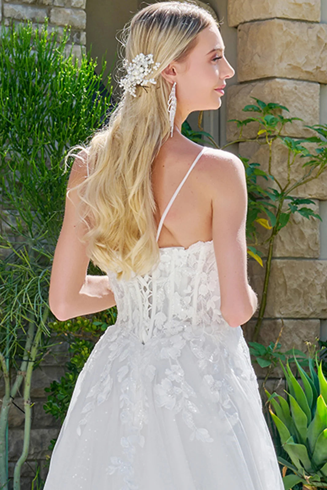 Thin Straps Boat Neckline Corset Lace Underlayer Bodice Sequin Underlayer Skirt A Line Train Dress