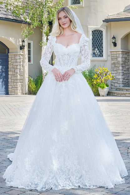 GLS GL3820 Long Ball Gown Bridal Corset Beaded Wedding Dress GLS GL3820 Long Ball Gown Bridal Corset Beaded Wedding Dress