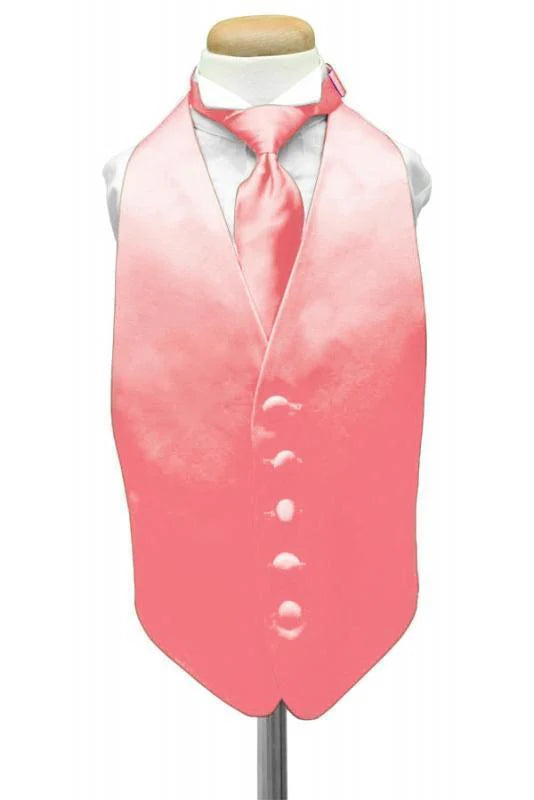 Luxury Satin Kids Tuxedo Vest