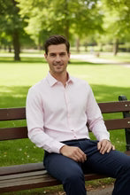 "Jamison" Pink Twill Spread Collar Dress Shirt