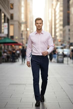 "Jamison" Pink Twill Spread Collar Dress Shirt