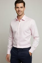"Jamison" Pink Twill Spread Collar Dress Shirt