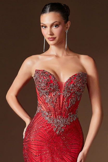 Embellished Fit & Flare Dress