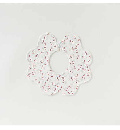 Adorable Simple Pattern Cotton Snap-on Flowers Shaped Bib, MyKids-USA®, Bibs, MyKids-USA - Size/Age - M (1-3Y) - Color - Pink -  -  - TR2602011438-C.