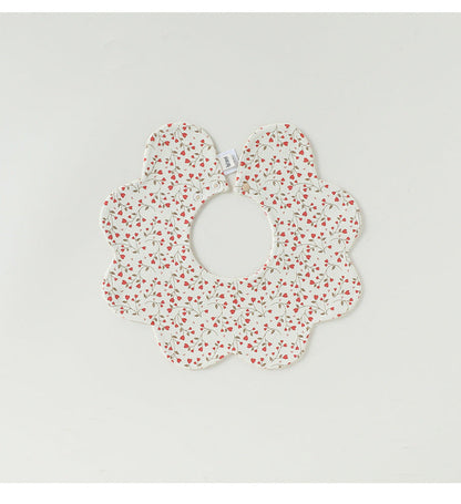 Adorable Simple Pattern Cotton Snap-on Flowers Shaped Bib, MyKids-USA®, Bibs, MyKids-USA - Size/Age - M (1-3Y) - Color - Light Pink -  -  - TR2602011438-B.