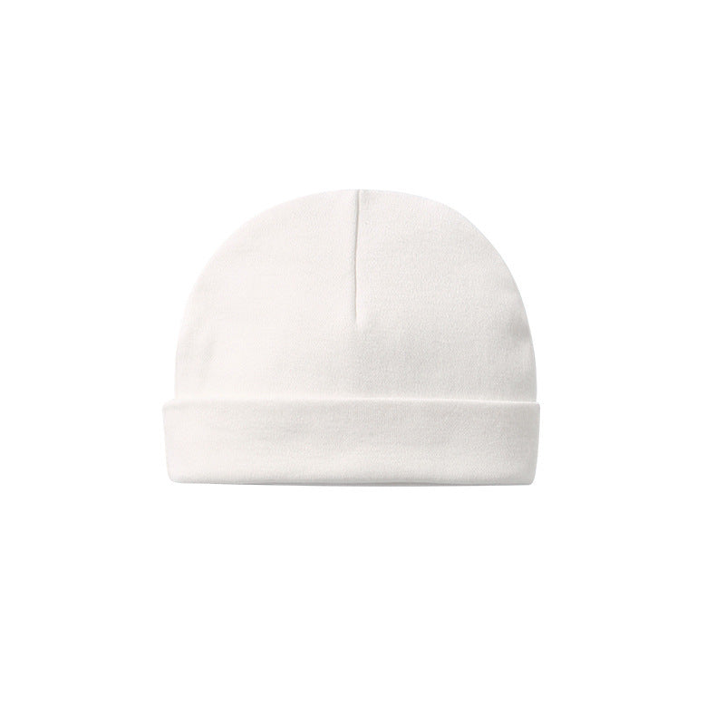 Baby Solid Color Double Dome Hat Tire Cap Thermal Caps