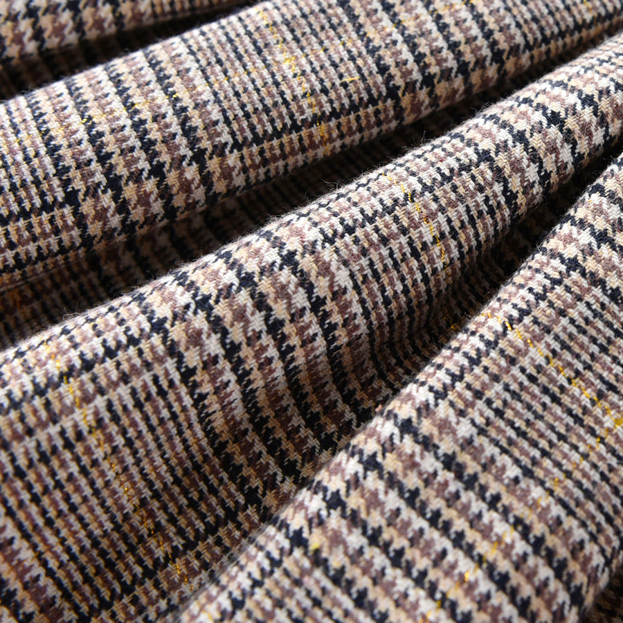 Baby Girl Floral Patches Doll Neck Pullover Hoodie Combo Pleated Skirt Sweet Vintage Style Sets