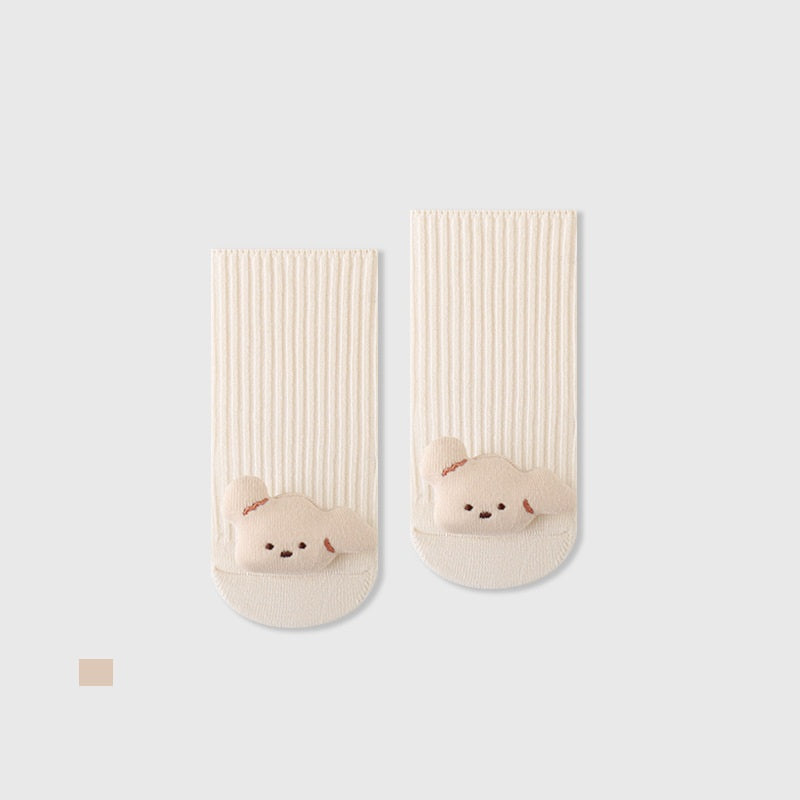 Autumn and Winter Baby Unisex Breathable Simple Animals Pattern Cute Socks, MyKids-USA®, Baby & Toddler Socks & Tights, MyKids-USA - Size/Age - XS (0-6M) - Color - Khaki -  -  - TR2511172159-C.