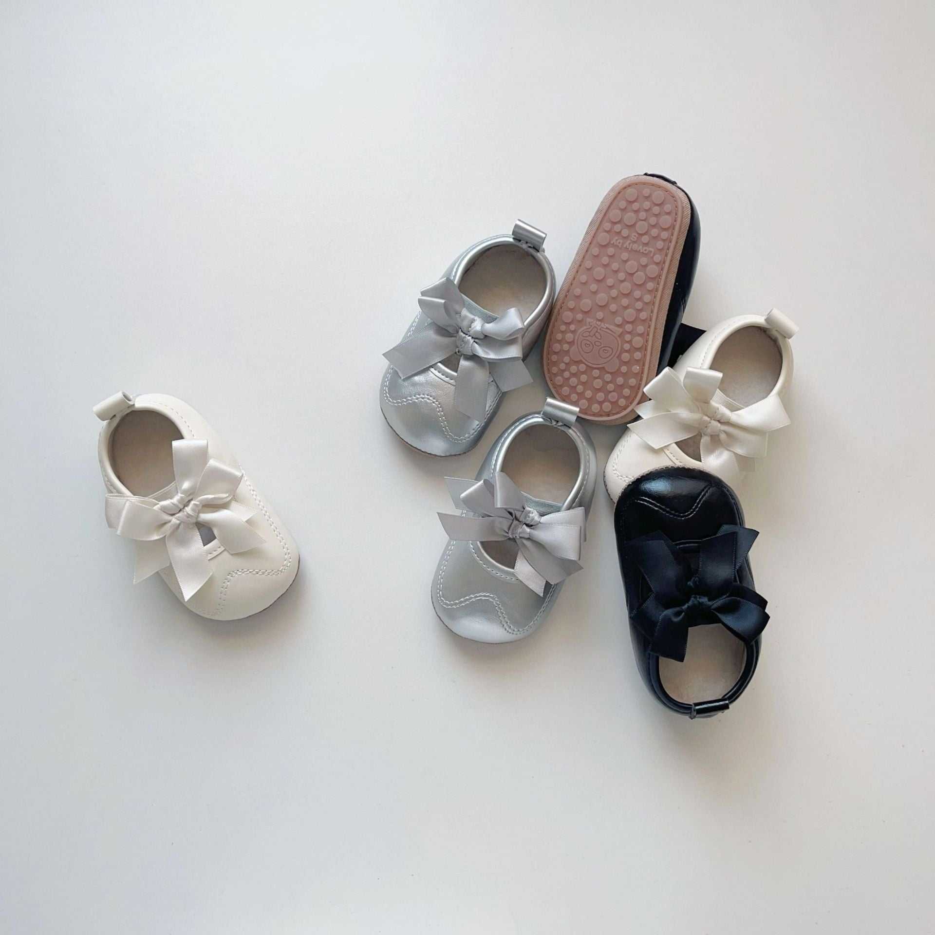 Winter and Autumn Baby Girl Fashion Solid Color Butterfly-bow Decorated Toddler Soft-Sole Anti-slip Walking Shoes, MyKids-USA®, First Steps & Crawlers, MyKids-USA -  -  -  -  -  -  - .