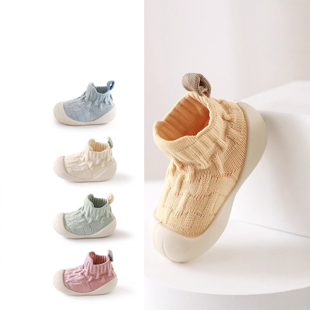 Unisex Patchwork Jacquard Pattern Soft-Sole Walking Shoes, MyKids-USA®, First Steps & Crawlers, MyKids-USA -  -  -  -  -  -  - .