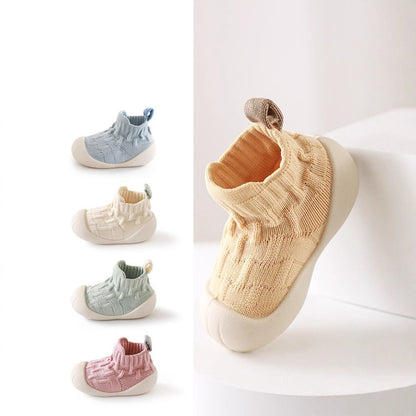 Unisex Patchwork Jacquard Pattern Soft-Sole Walking Shoes, MyKids-USA®, First Steps & Crawlers, MyKids-USA -  -  -  -  -  -  - .