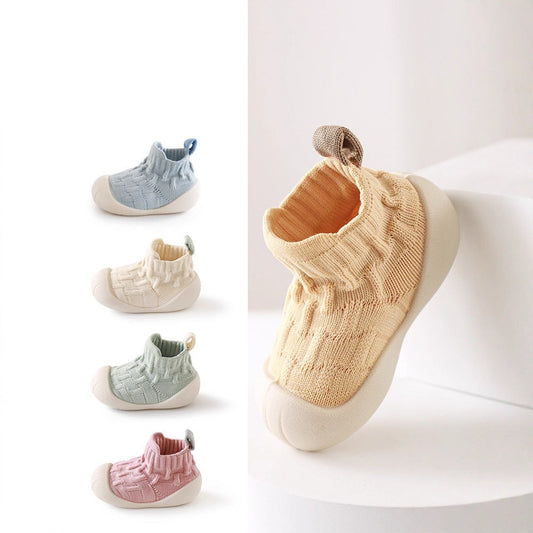 Unisex Patchwork Jacquard Pattern Soft-Sole Walking Shoes, MyKids-USA®, First Steps & Crawlers, MyKids-USA -  -  -  -  -  -  - .