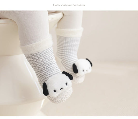 Thickened Winter Toddler Walking Socks – Mid-Calf Anti-Slip Cartoon Baby Floor Shoe Socks, MyKids-USA®, Baby & Toddler Socks & Tights, MyKids-USA -  -  -  -  -  -  - .