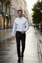 "Richard" White Spread Collar Shirt