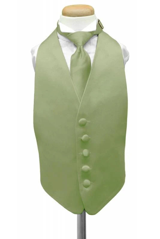 Luxury Satin Kids Tuxedo Vest 2