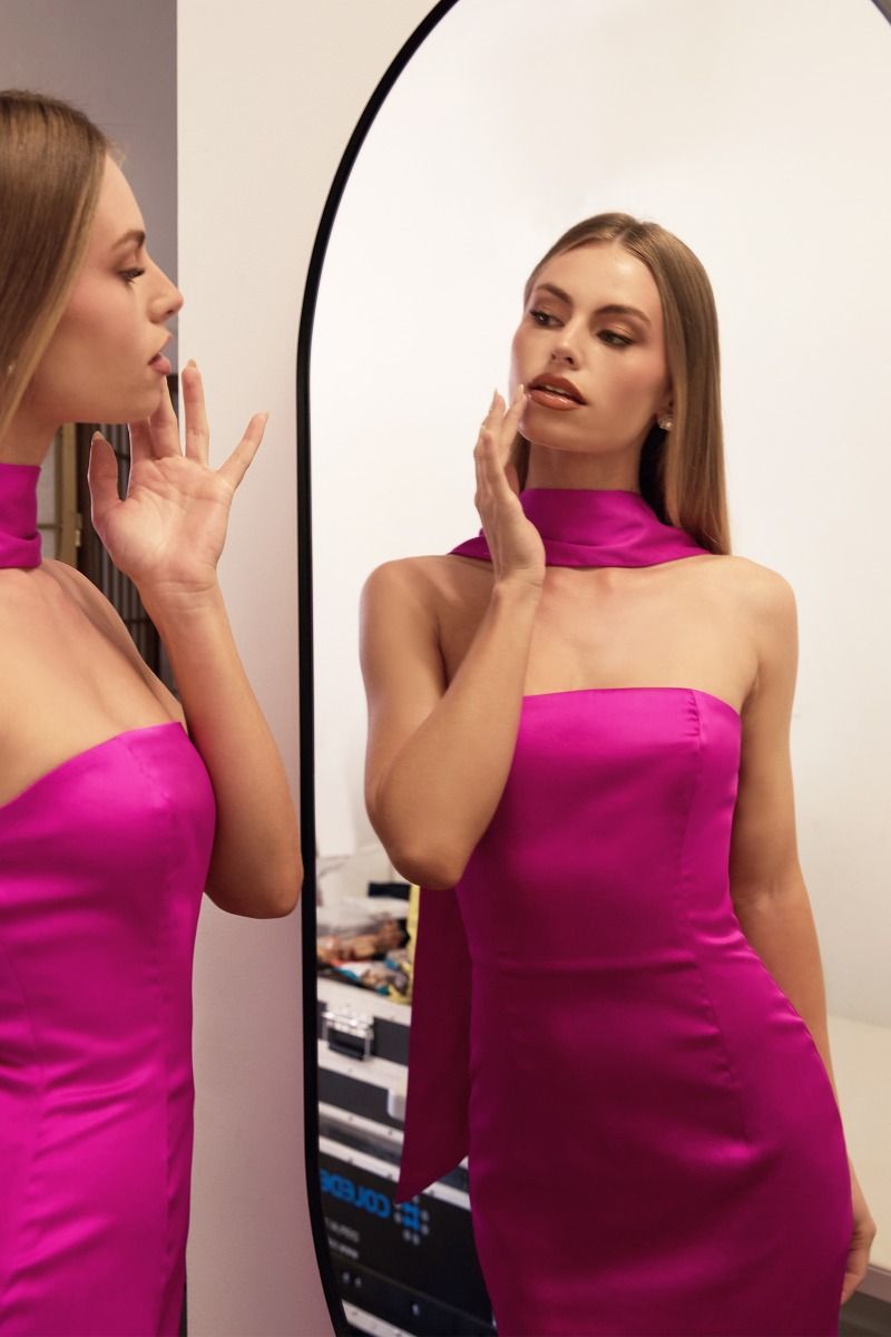 Strapless mermaid dress