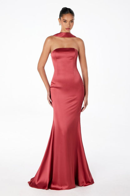 Strapless mermaid dress
