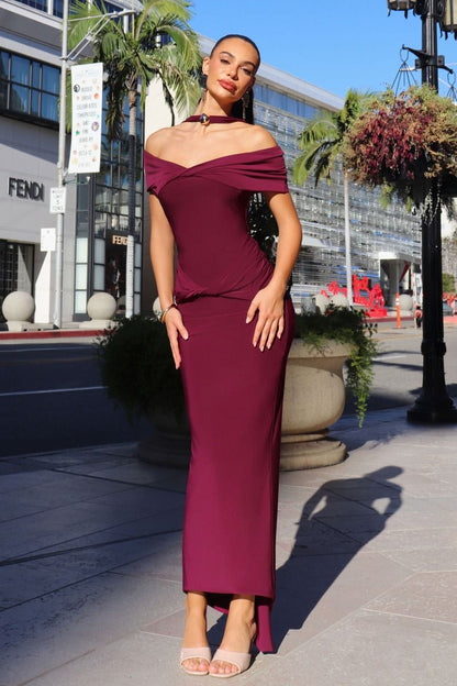Stretch Off The Shoulder Neckline