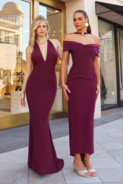 Stretch Off The Shoulder Neckline