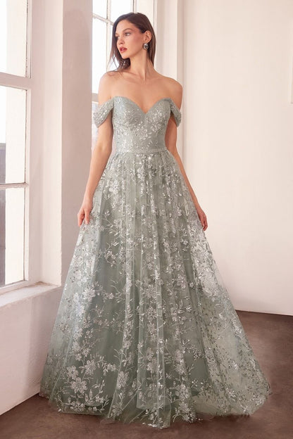 A-Line Dress With Dropped Shoulders