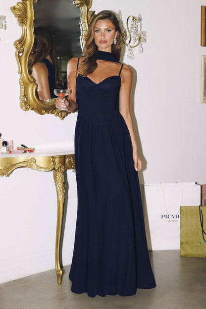 Sweetheart neckline A-line dress