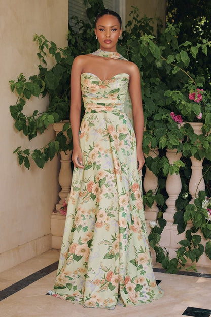 Strapless Empire Waist Wedding Dress