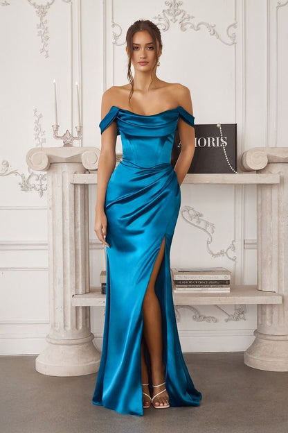Stretch Satin Neckline Removable Straps