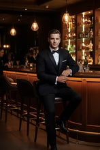 "Vermont" Black Tuxedo Jacket