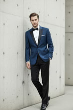 "Vermont" Indigo Blue Tuxedo Jacket