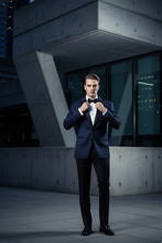 "Vermont" Midnight Blue Tuxedo Jacket