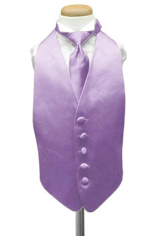 Luxury Satin Kids Tuxedo Vest 2