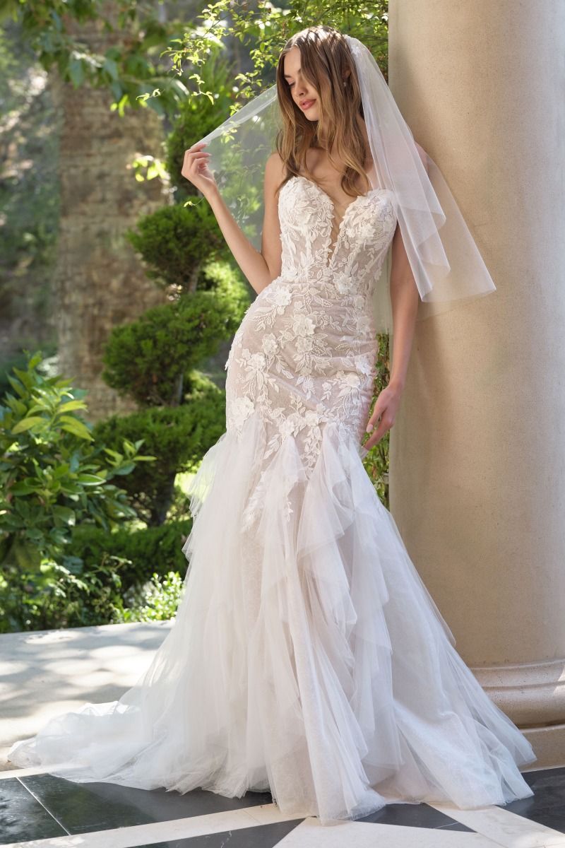 Strapless Mermaid Bridal Gown