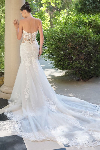 Strapless Mermaid Bridal Gown & Sleeves